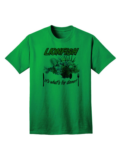 Lionfish - The Ultimate Choice for Dinner: Premium Adult T-Shirt Collection-Mens T-shirts-TooLoud-Kelly-Green-Small-Davson Sales
