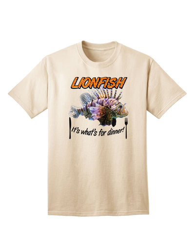 Lionfish - The Ultimate Choice for Dinner: Premium Adult T-Shirt Collection-Mens T-shirts-TooLoud-Natural-Small-Davson Sales
