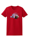 Lionfish Womens Dark T-Shirt-TooLoud-Red-X-Small-Davson Sales