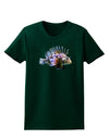 Lionfish Womens Dark T-Shirt-TooLoud-Forest-Green-Small-Davson Sales