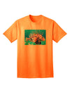 Lionfish in Watercolor Adult T-Shirt-Mens T-Shirt-TooLoud-Neon-Orange-Small-Davson Sales