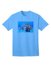 Lionfish in Watercolor Adult T-Shirt-Mens T-Shirt-TooLoud-Aquatic-Blue-Small-Davson Sales