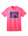 Lionfish in Watercolor Adult T-Shirt-Mens T-Shirt-TooLoud-Neon-Pink-Small-Davson Sales