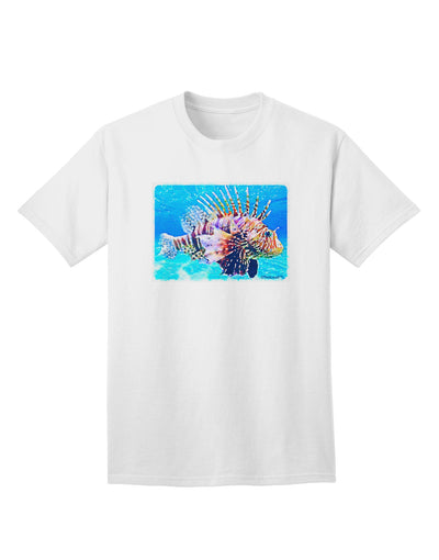 Lionfish in Watercolor Adult T-Shirt-Mens T-Shirt-TooLoud-White-Small-Davson Sales