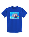 Lionfish in Watercolor Childrens Dark T-Shirt-Childrens T-Shirt-TooLoud-Royal-Blue-X-Small-Davson Sales