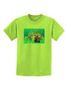 Lionfish in Watercolor Childrens T-Shirt-Childrens T-Shirt-TooLoud-Lime-Green-X-Small-Davson Sales