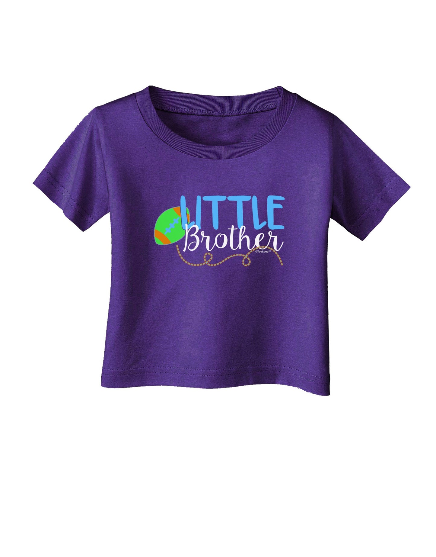 Little Brother Infant T-Shirt Dark-Infant T-Shirt-TooLoud-Purple-06-Months-Davson Sales