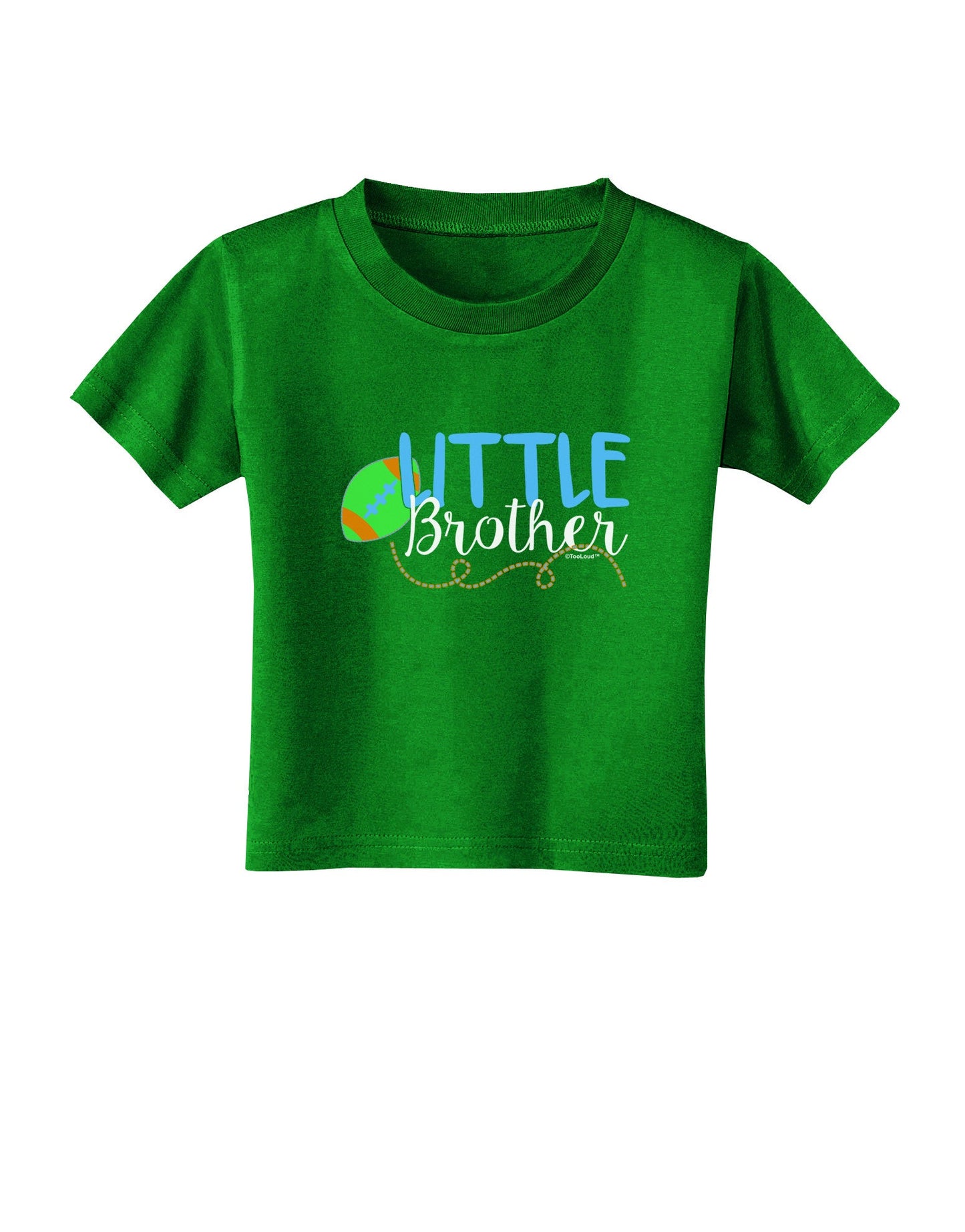 Little Brother Toddler T-Shirt Dark-Toddler T-Shirt-TooLoud-Clover-Green-2T-Davson Sales