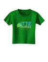 Little Brother Toddler T-Shirt Dark-Toddler T-Shirt-TooLoud-Clover-Green-2T-Davson Sales