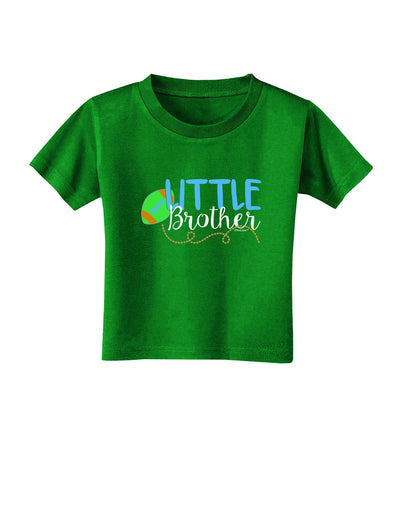 Little Brother Toddler T-Shirt Dark-Toddler T-Shirt-TooLoud-Clover-Green-2T-Davson Sales