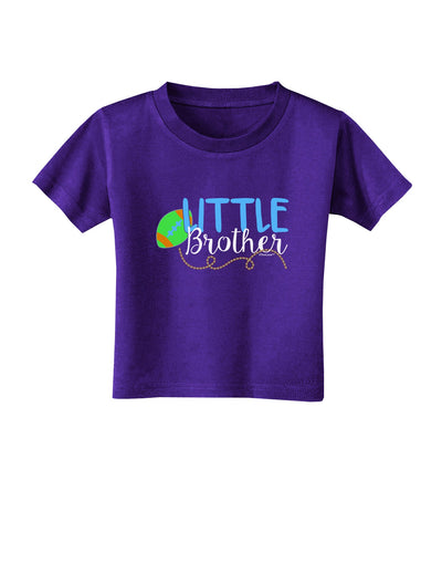 Little Brother Toddler T-Shirt Dark-Toddler T-Shirt-TooLoud-Purple-2T-Davson Sales