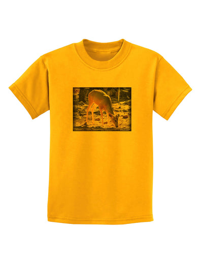 Little Buck Childrens T-Shirt-Childrens T-Shirt-TooLoud-Gold-X-Small-Davson Sales