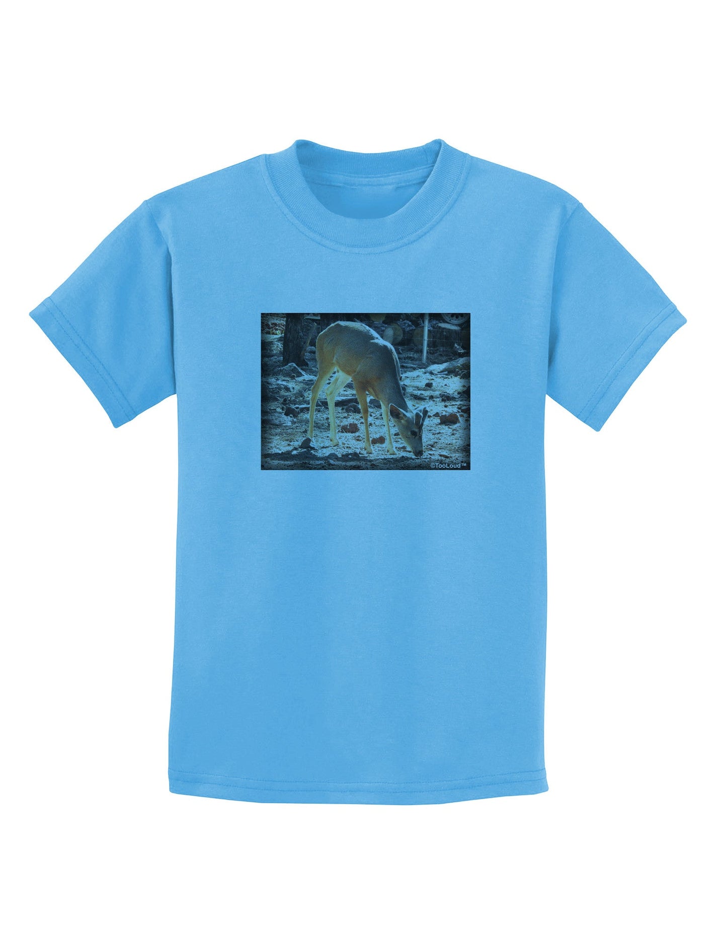 Little Buck Childrens T-Shirt-Childrens T-Shirt-TooLoud-Aquatic-Blue-X-Small-Davson Sales