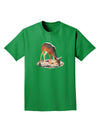 Little Buck Cutout Adult Dark T-Shirt-Mens T-Shirt-TooLoud-Kelly-Green-Small-Davson Sales