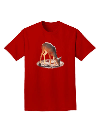 Little Buck Cutout Adult Dark T-Shirt-Mens T-Shirt-TooLoud-Red-Small-Davson Sales