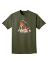 Little Buck Cutout Adult Dark T-Shirt-Mens T-Shirt-TooLoud-Military-Green-Small-Davson Sales