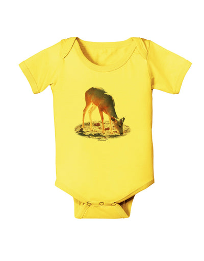 Little Buck Cutout Baby Romper Bodysuit-Baby Romper-TooLoud-Yellow-06-Months-Davson Sales