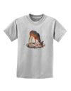 Little Buck Cutout Childrens T-Shirt-Childrens T-Shirt-TooLoud-AshGray-X-Small-Davson Sales