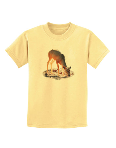 Little Buck Cutout Childrens T-Shirt-Childrens T-Shirt-TooLoud-Daffodil-Yellow-X-Small-Davson Sales