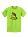 Little Buck Cutout Childrens T-Shirt-Childrens T-Shirt-TooLoud-Lime-Green-X-Small-Davson Sales