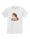 Little Buck Cutout Childrens T-Shirt-Childrens T-Shirt-TooLoud-White-X-Small-Davson Sales