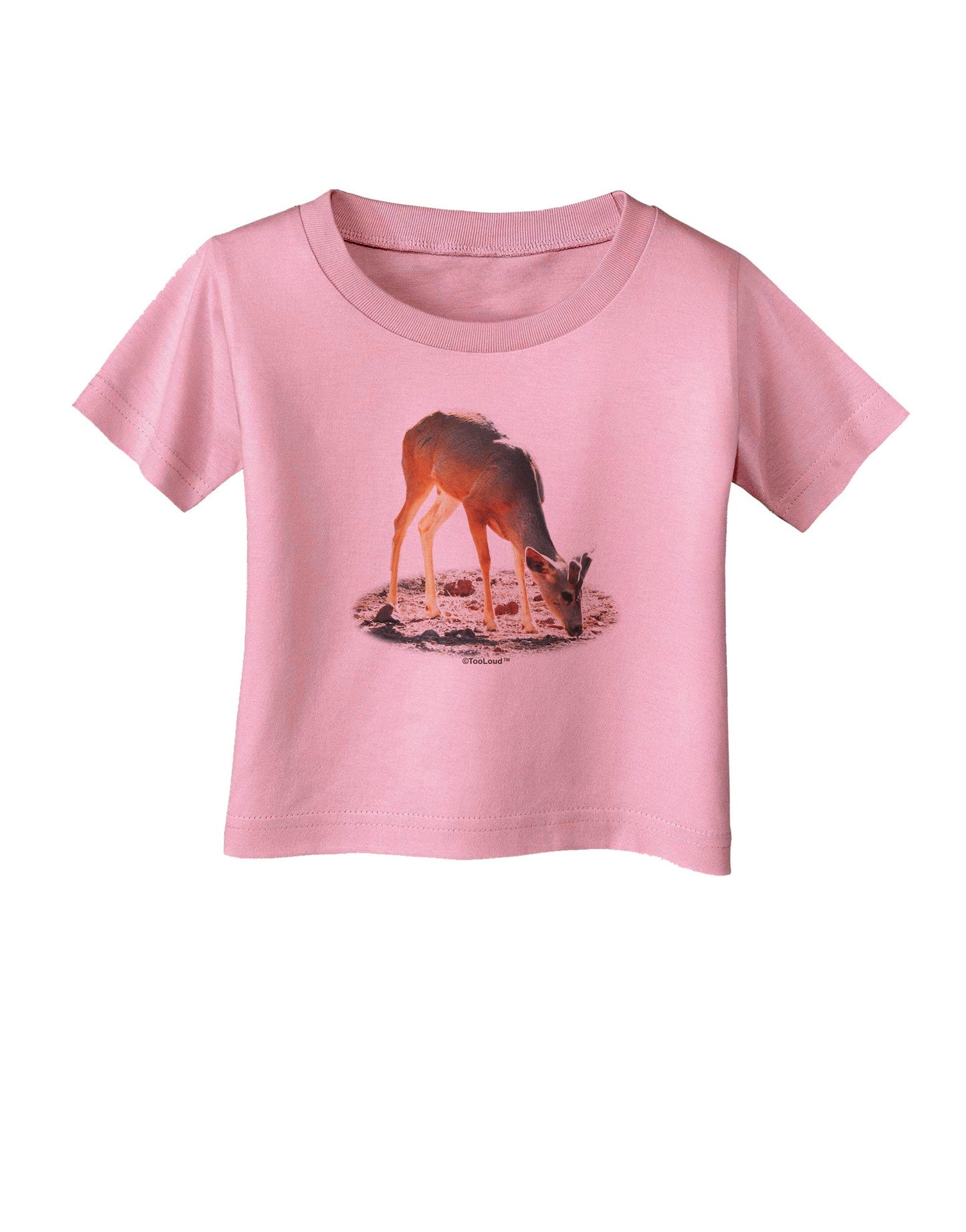 Little Buck Cutout Infant T-Shirt-Infant T-Shirt-TooLoud-Candy-Pink-06-Months-Davson Sales