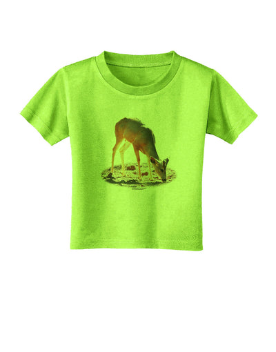 Little Buck Cutout Toddler T-Shirt-Toddler T-Shirt-TooLoud-Lime-Green-2T-Davson Sales