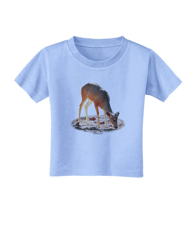 Little Buck Cutout Toddler T-Shirt-Toddler T-Shirt-TooLoud-Aquatic-Blue-2T-Davson Sales