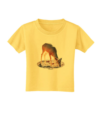 Little Buck Cutout Toddler T-Shirt-Toddler T-Shirt-TooLoud-Yellow-2T-Davson Sales