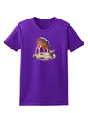 Little Buck Cutout Womens Dark T-Shirt-TooLoud-Purple-X-Small-Davson Sales