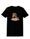 Little Buck Cutout Womens Dark T-Shirt-TooLoud-Black-X-Small-Davson Sales