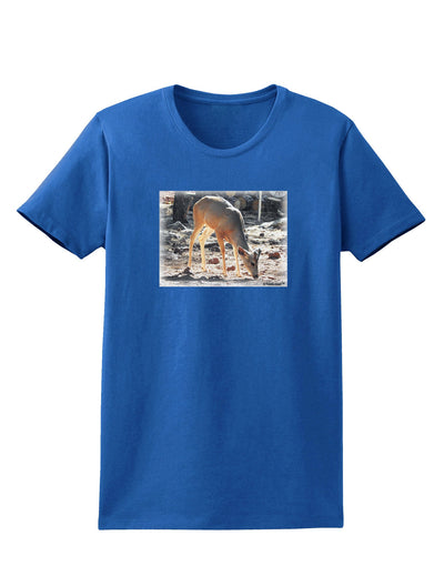 Little Buck Womens Dark T-Shirt-TooLoud-Royal-Blue-X-Small-Davson Sales