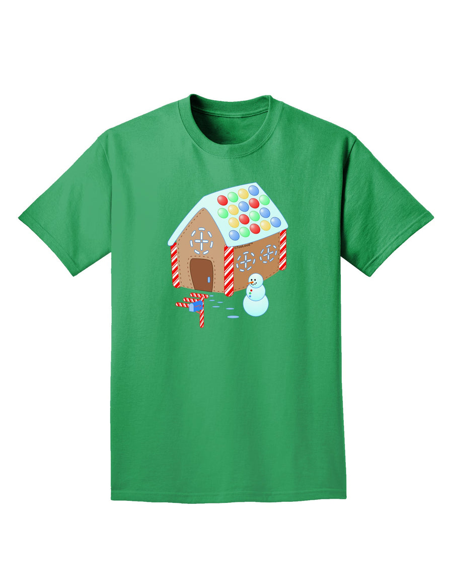 Little Gingerbread House Design #1 Adult Dark T-Shirt by TooLoud-Mens T-Shirt-TooLoud-Purple-Small-Davson Sales