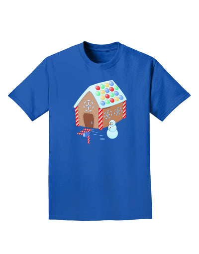 Little Gingerbread House Design #1 Adult Dark T-Shirt by TooLoud-Mens T-Shirt-TooLoud-Royal-Blue-Small-Davson Sales