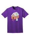 Little Gingerbread House Design #1 Adult Dark T-Shirt by TooLoud-Mens T-Shirt-TooLoud-Purple-Small-Davson Sales