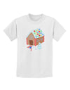 Little Gingerbread House Design #1 Childrens T-Shirt by TooLoud-Childrens T-Shirt-TooLoud-White-X-Small-Davson Sales