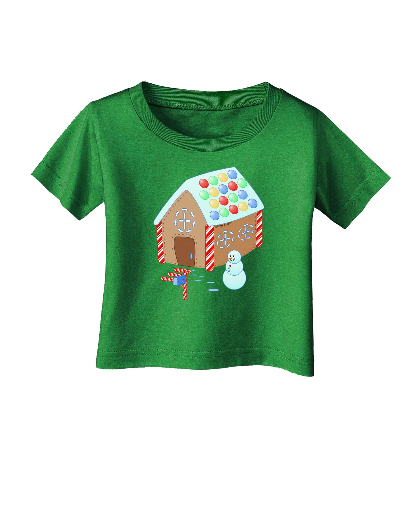 Little Gingerbread House Design #1 Infant T-Shirt Dark by TooLoud-Infant T-Shirt-TooLoud-Royal-Blue-06-Months-Davson Sales