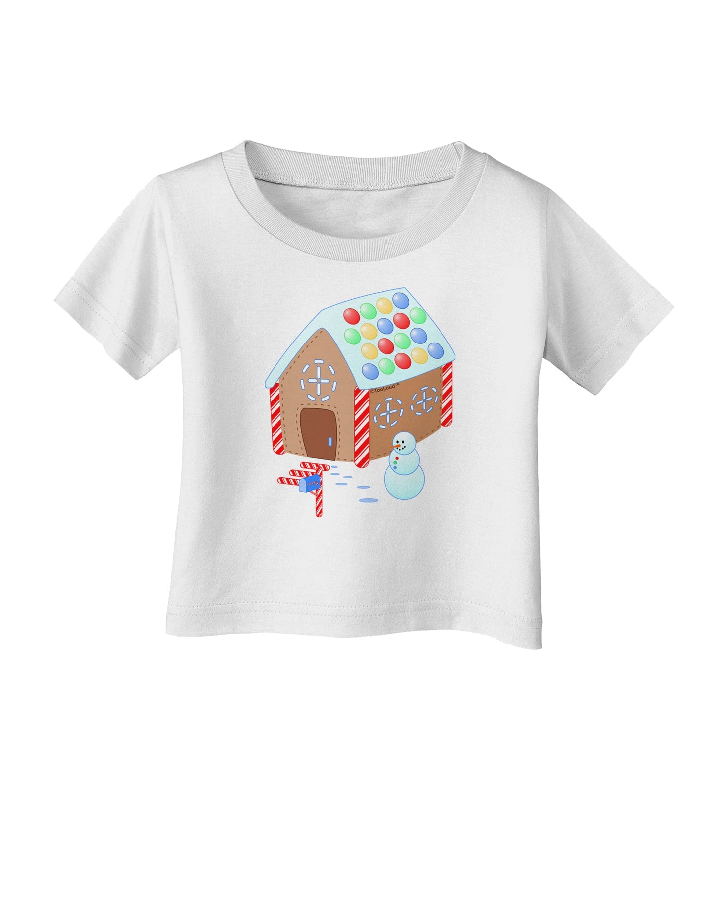 Little Gingerbread House Design #1 Infant T-Shirt by TooLoud-Infant T-Shirt-TooLoud-White-06-Months-Davson Sales