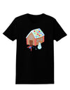 Little Gingerbread House Design #1 Womens Dark T-Shirt by TooLoud-Womens T-Shirt-TooLoud-Black-X-Small-Davson Sales