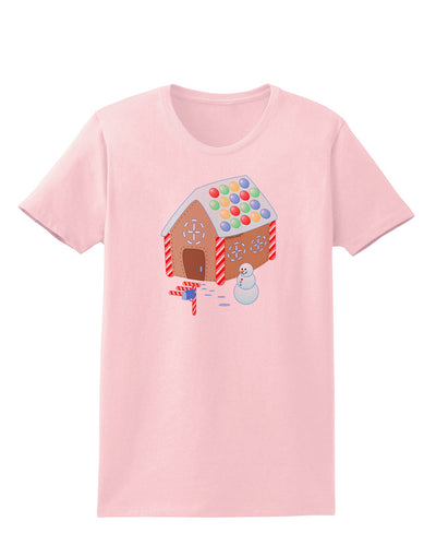 Little Gingerbread House Design #1 Womens T-Shirt by TooLoud-Womens T-Shirt-TooLoud-PalePink-X-Small-Davson Sales