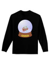 Little Gingerbread House Snow Globe Adult Long Sleeve Dark T-Shirt by TooLoud-TooLoud-Black-Small-Davson Sales