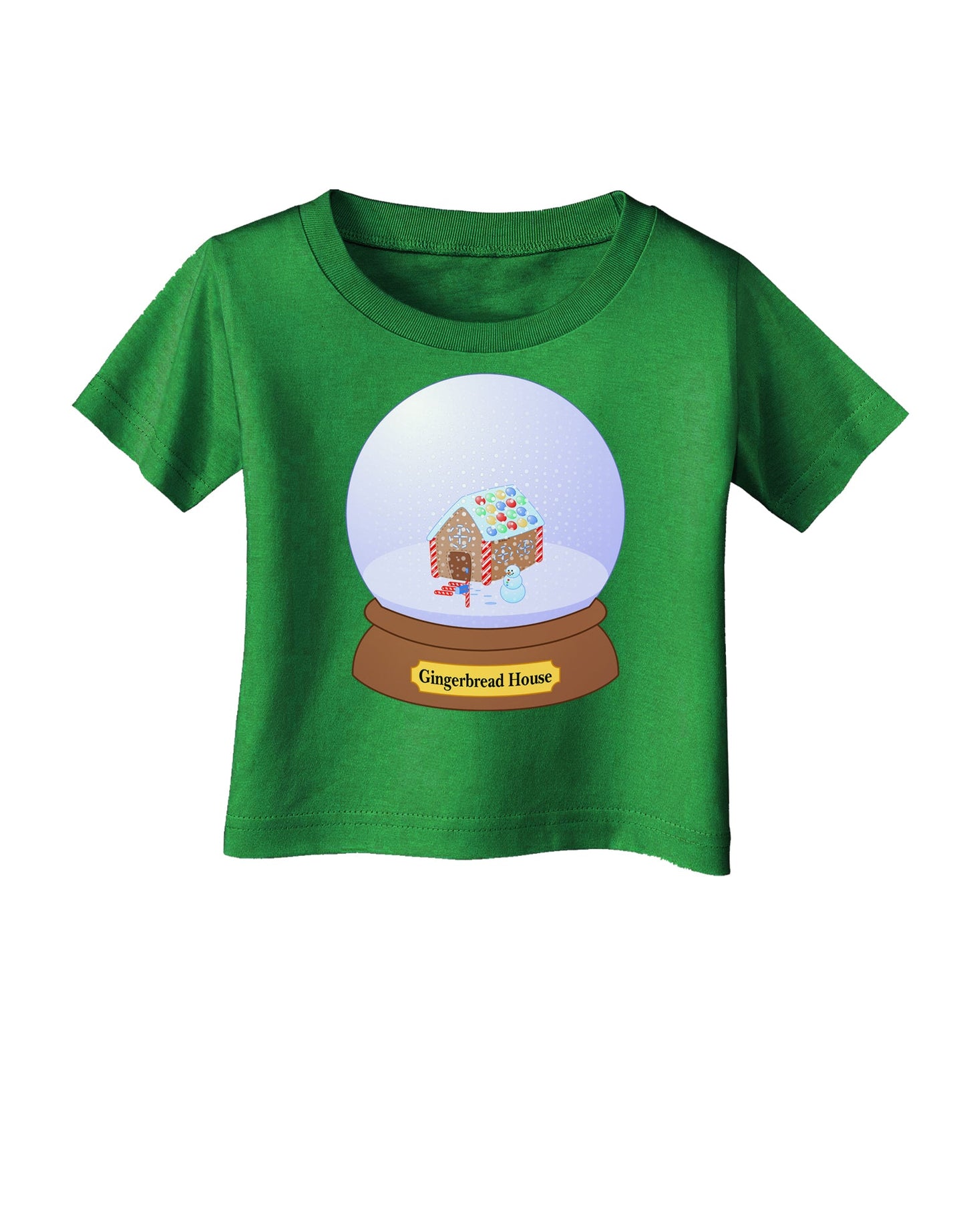 Little Gingerbread House Snow Globe Infant T-Shirt Dark by TooLoud-Infant T-Shirt-TooLoud-Royal-Blue-06-Months-Davson Sales