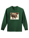 Little Javelina Adult Long Sleeve Dark T-Shirt-TooLoud-Dark-Green-Small-Davson Sales