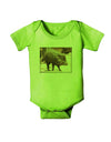 Little Javelina Baby Romper Bodysuit-Baby Romper-TooLoud-Lime-06-Months-Davson Sales