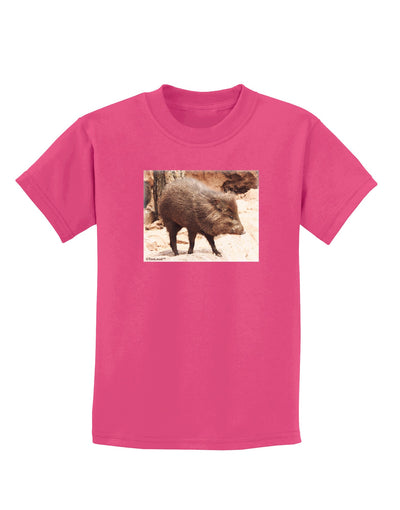 Little Javelina Childrens Dark T-Shirt-Childrens T-Shirt-TooLoud-Sangria-X-Small-Davson Sales