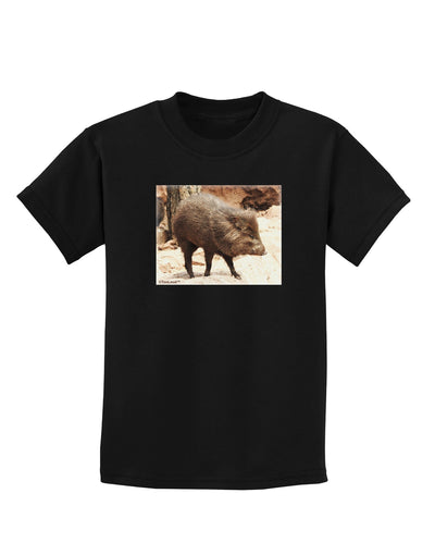 Little Javelina Childrens Dark T-Shirt-Childrens T-Shirt-TooLoud-Black-X-Small-Davson Sales