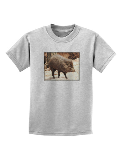 Little Javelina Childrens T-Shirt-Childrens T-Shirt-TooLoud-AshGray-X-Small-Davson Sales