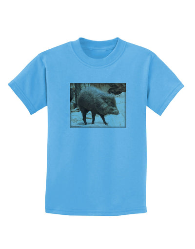 Little Javelina Childrens T-Shirt-Childrens T-Shirt-TooLoud-Aquatic-Blue-X-Small-Davson Sales