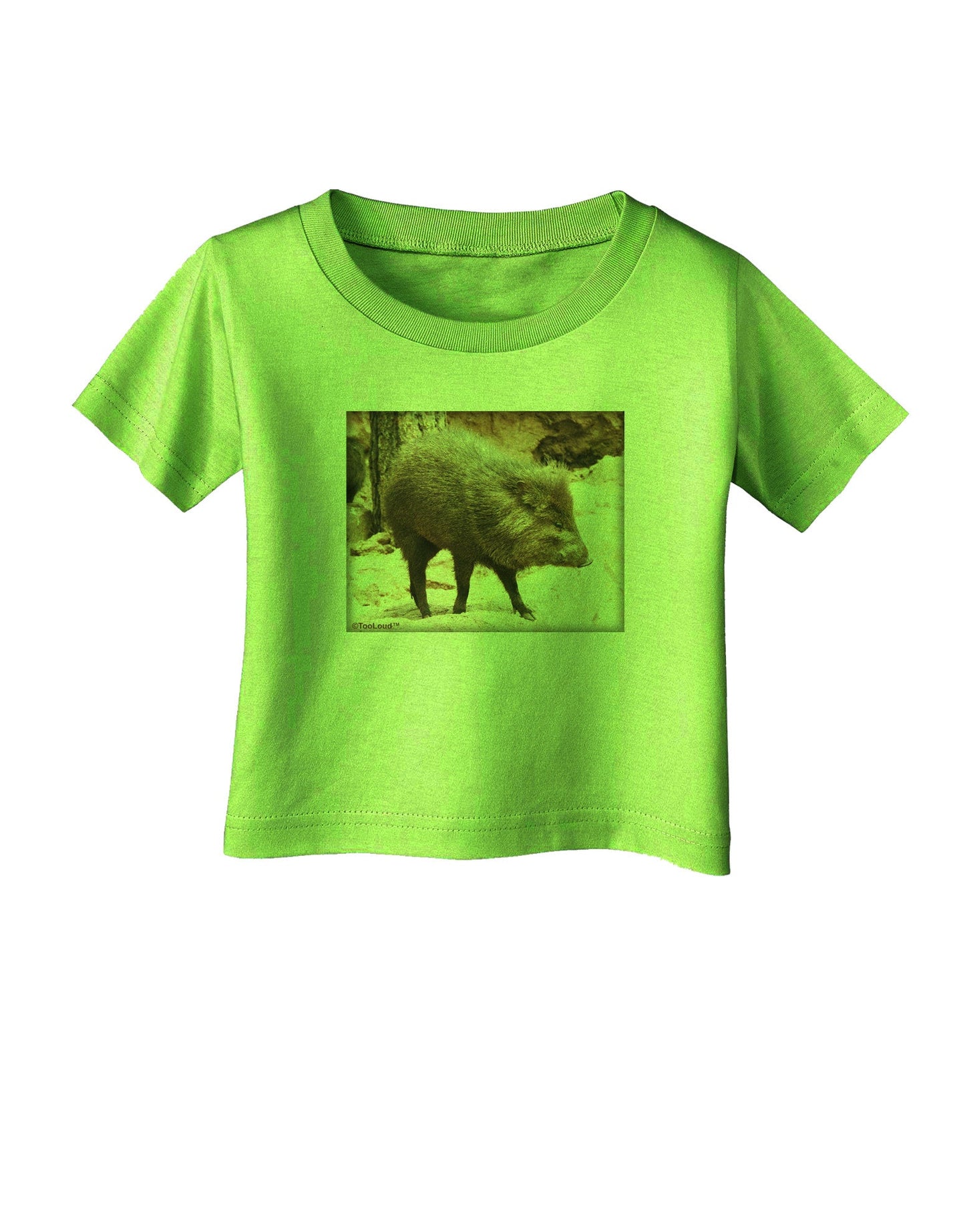Little Javelina Infant T-Shirt-Infant T-Shirt-TooLoud-Lime-Green-06-Months-Davson Sales