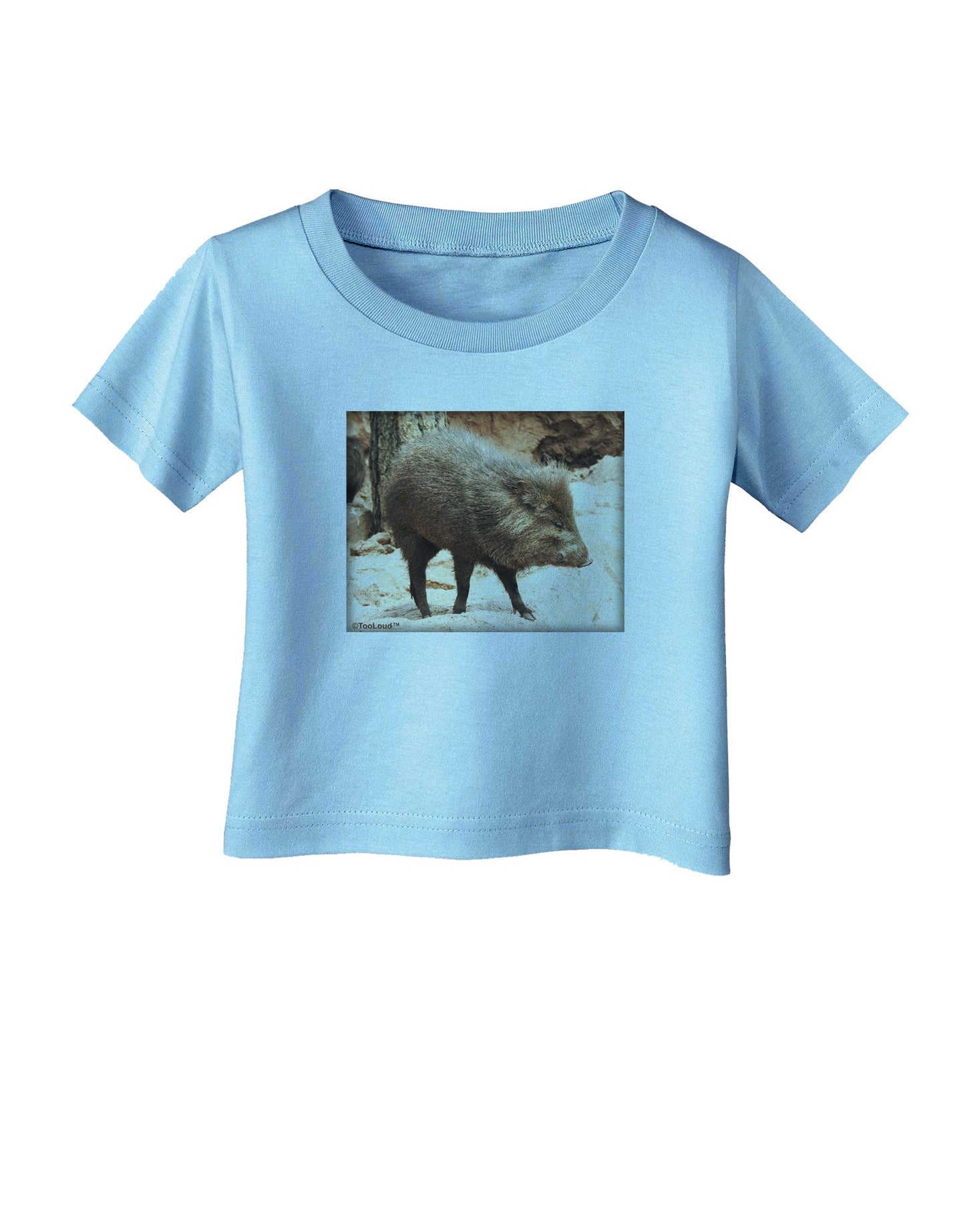 Little Javelina Infant T-Shirt-Infant T-Shirt-TooLoud-Aquatic-Blue-06-Months-Davson Sales